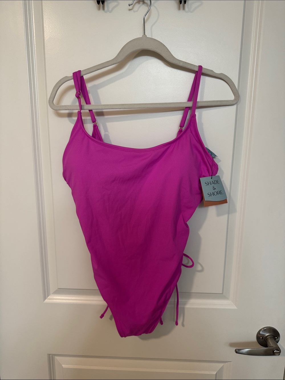Shade & Shore Bright Fuchsia One-Piece Swimsuit